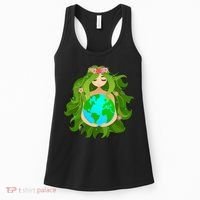 Mother Gaia Earth World Cute Women's Tank Top thumb 0