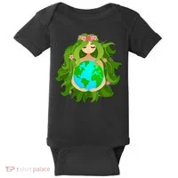 Mother Gaia Earth World Cute Baby Bodysuit thumb 0