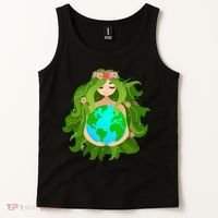 Mother Gaia Earth World Cute Tank Top thumb 2