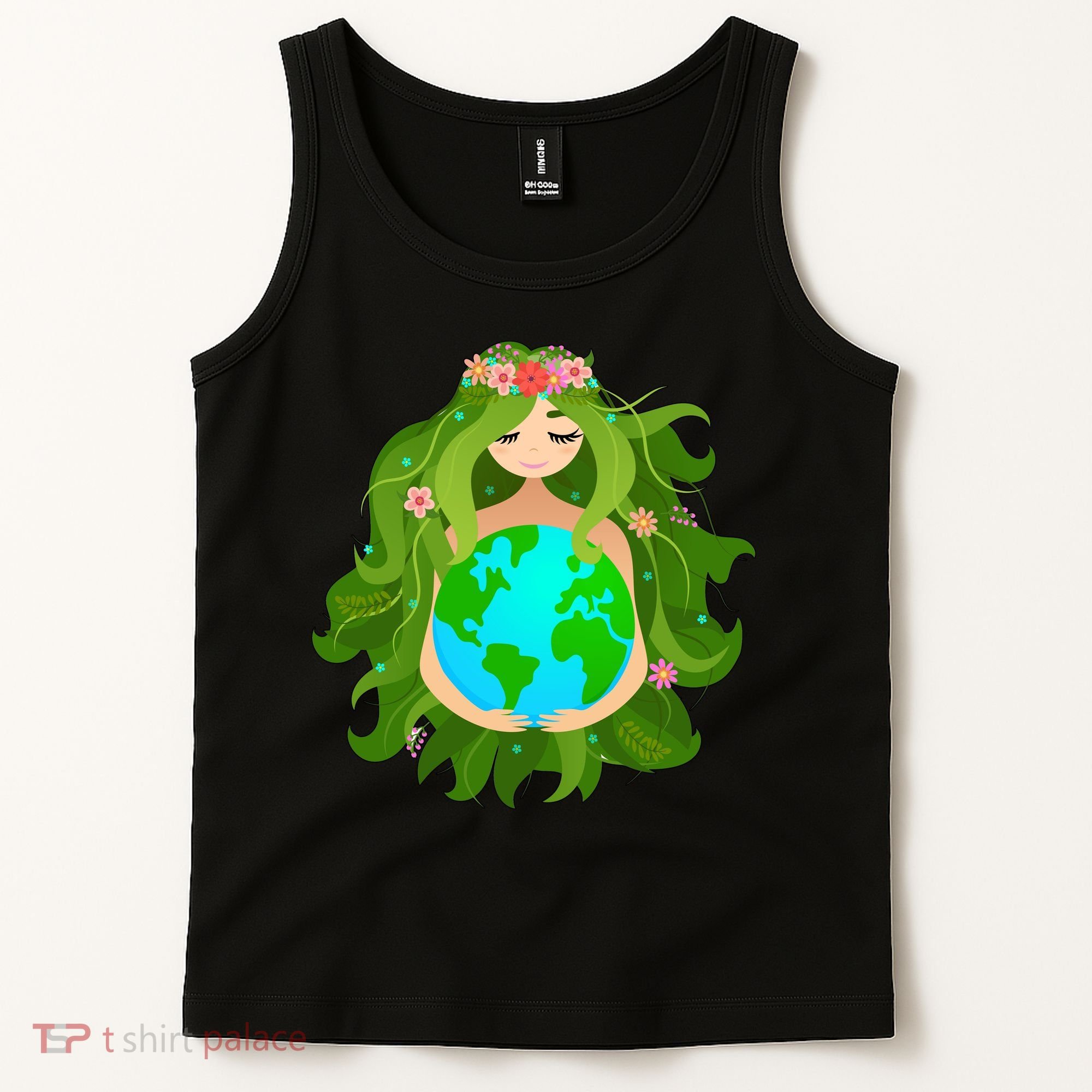Mother Gaia Earth World Cute Tank Top