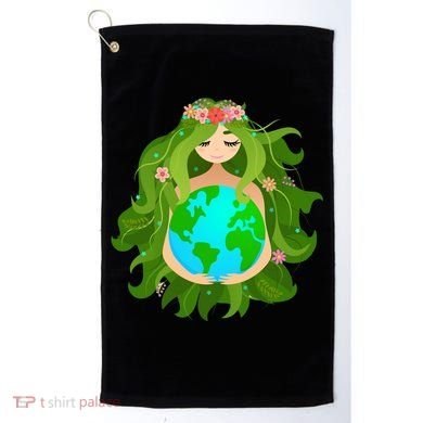 Mother Gaia Earth World Cute Golf Towel