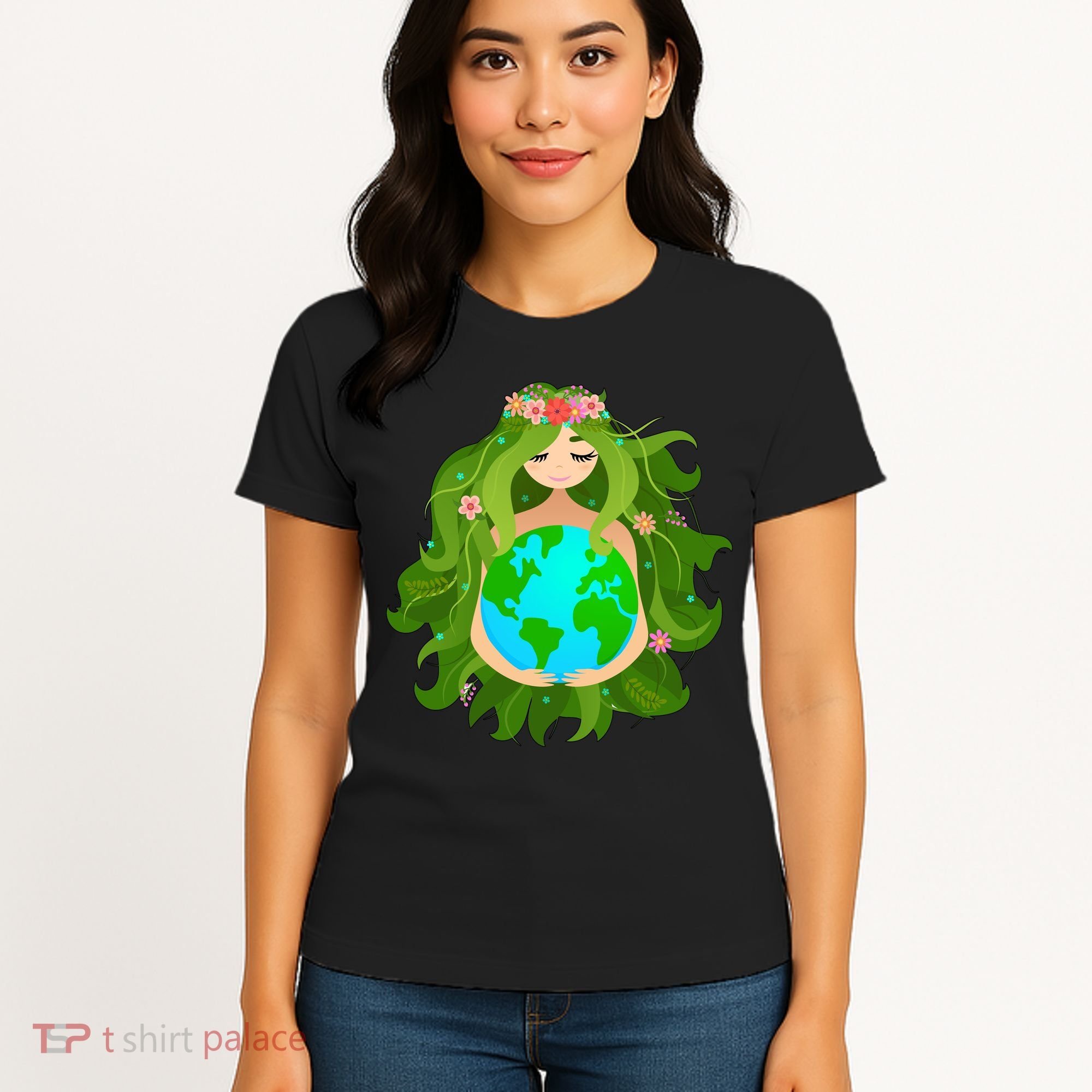 Mother Gaia Earth World Cute Women's T-Shirt