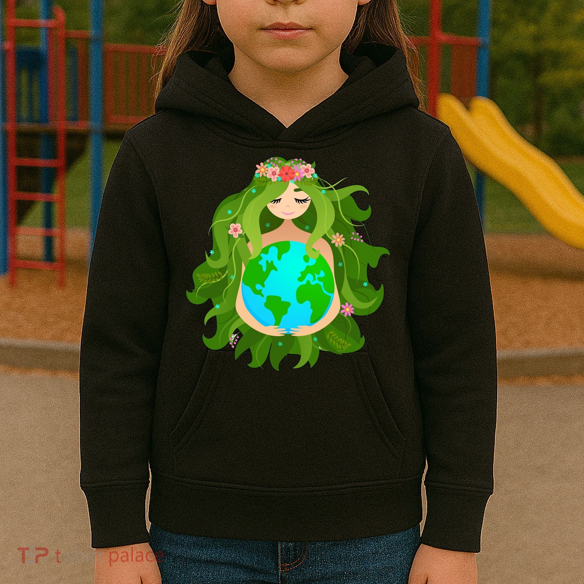 Mother Gaia Earth World Cute Kids Hoodie