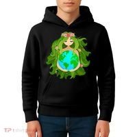 Mother Gaia Earth World Cute Kids Hoodie thumb 4