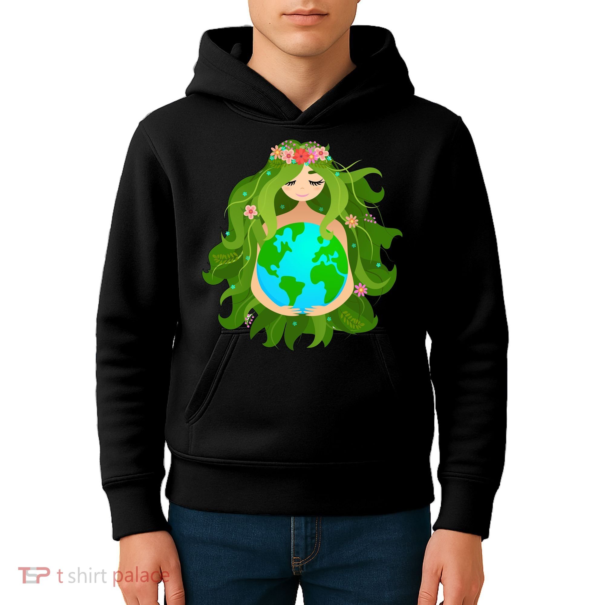 Mother Gaia Earth World Cute Kids Hoodie