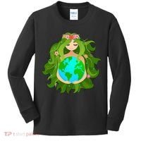 Mother Gaia Earth World Cute Kids Long Sleeve Shirt thumb 0