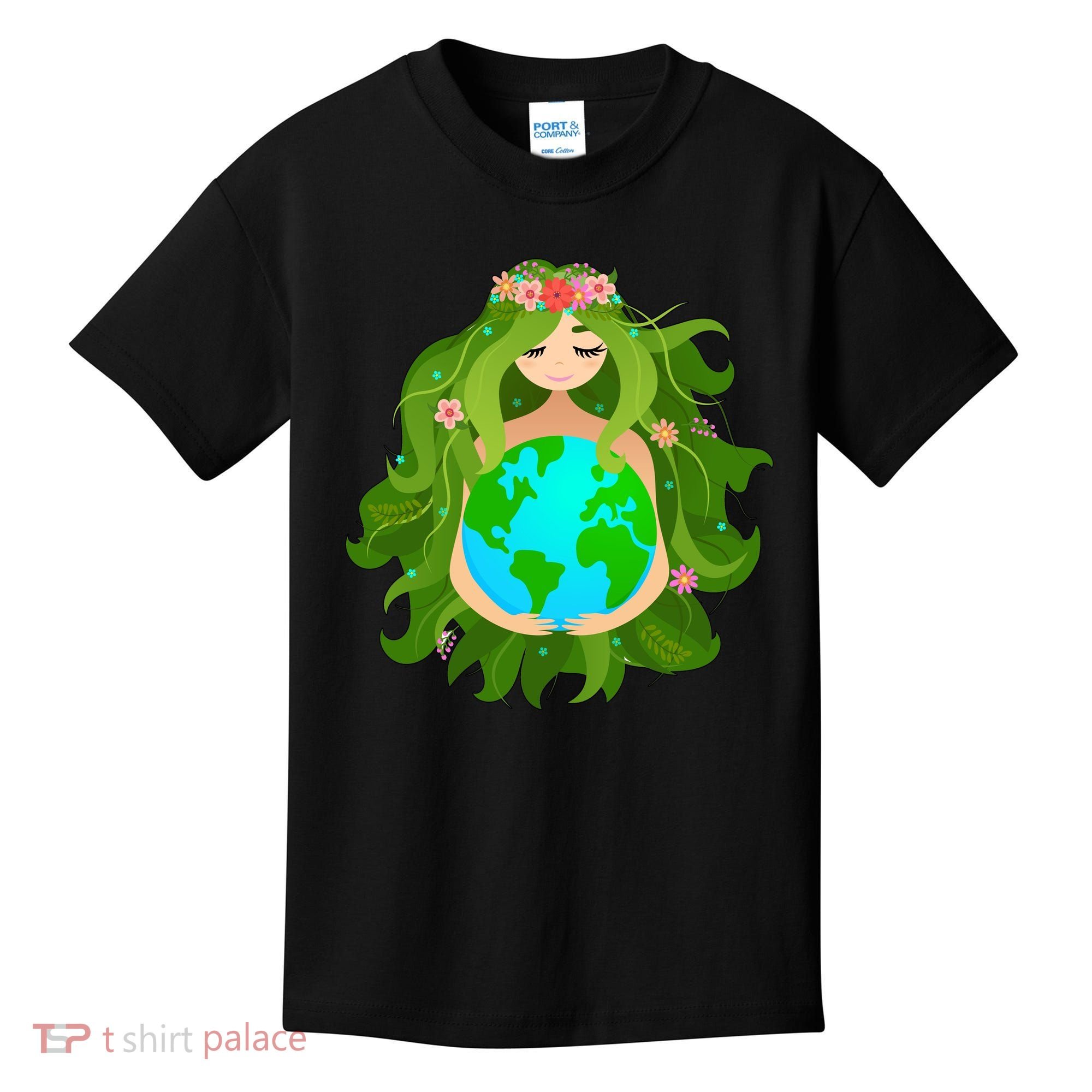 Mother Gaia Earth World Cute Kids T-Shirt