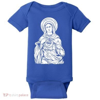 Mother Mary Baby Bodysuit