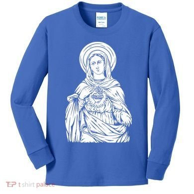 Mother Mary Kids Long Sleeve Shirt