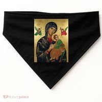 Mother Mary And Jesus USA-Made Doggie Bandana thumb 0