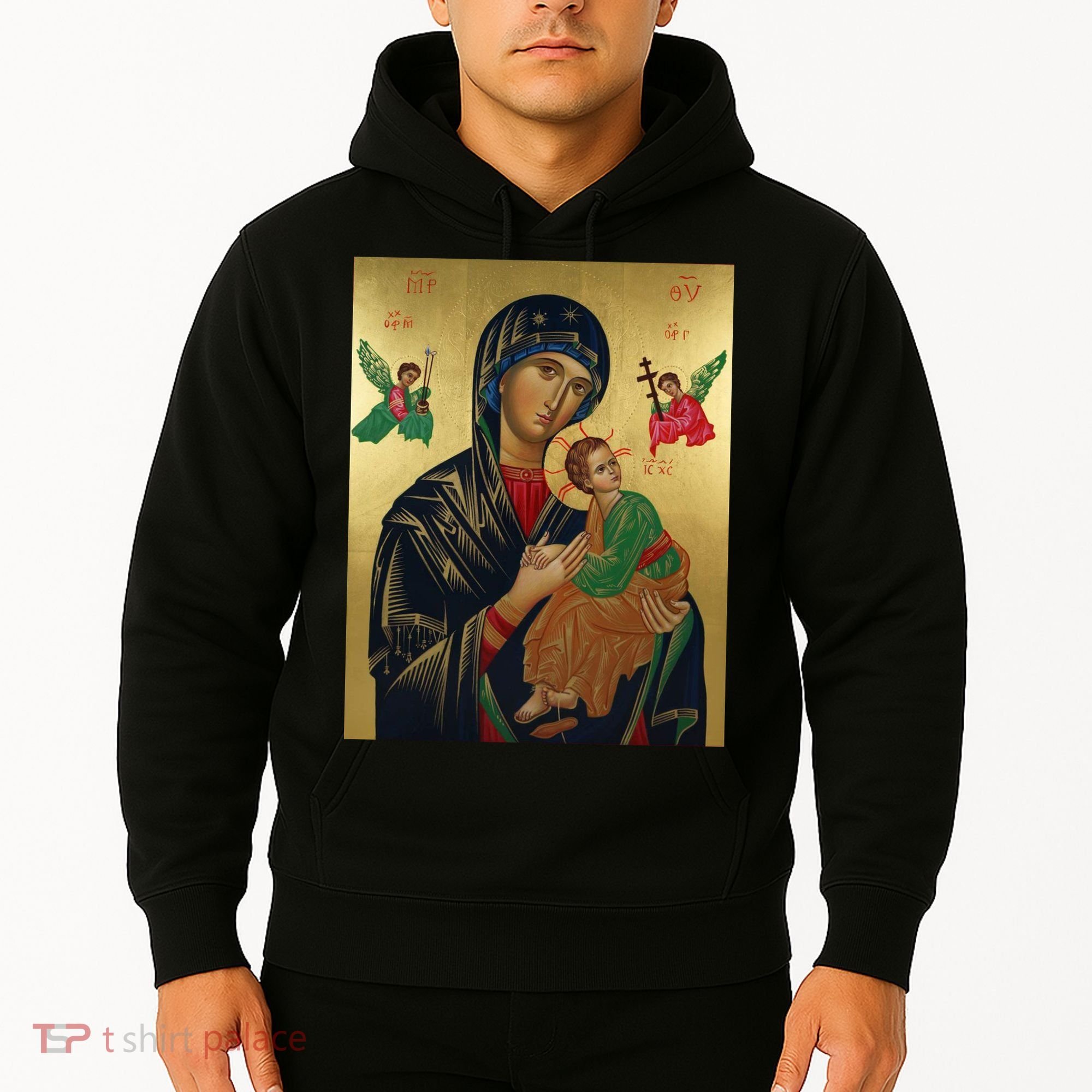 Mother Mary And Jesus Hoodie