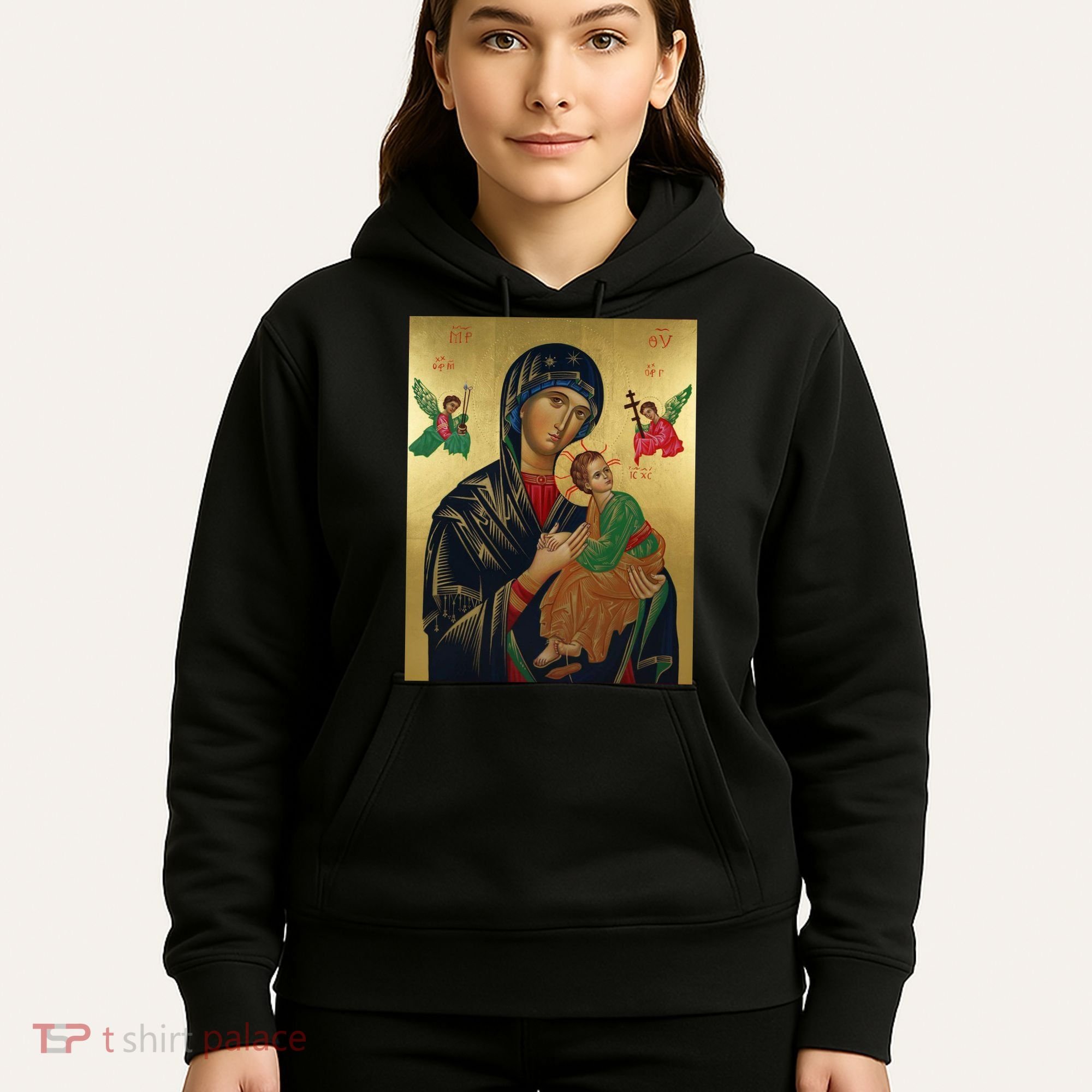 Mother Mary And Jesus Hoodie