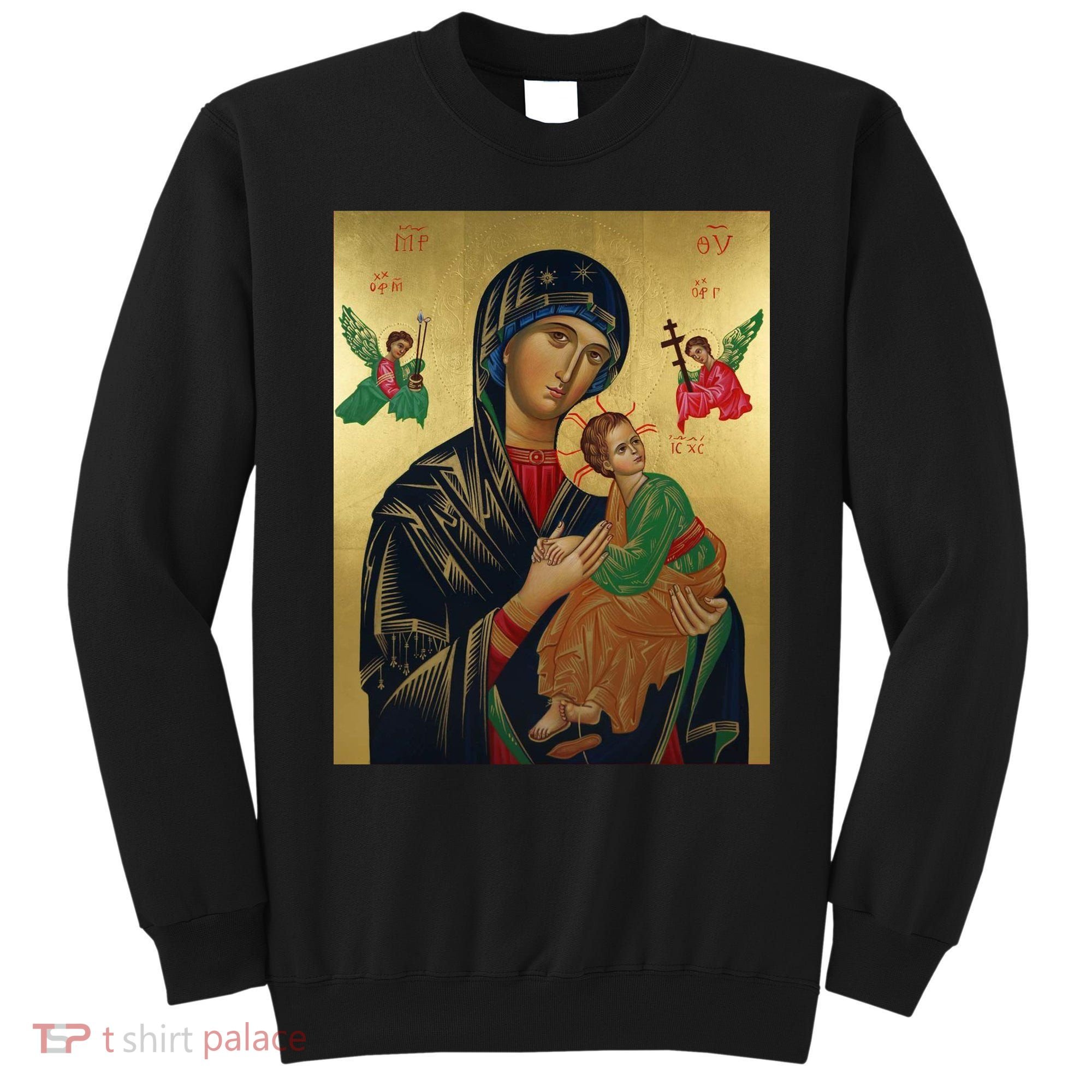 Mother Mary And Jesus Sweatshirt