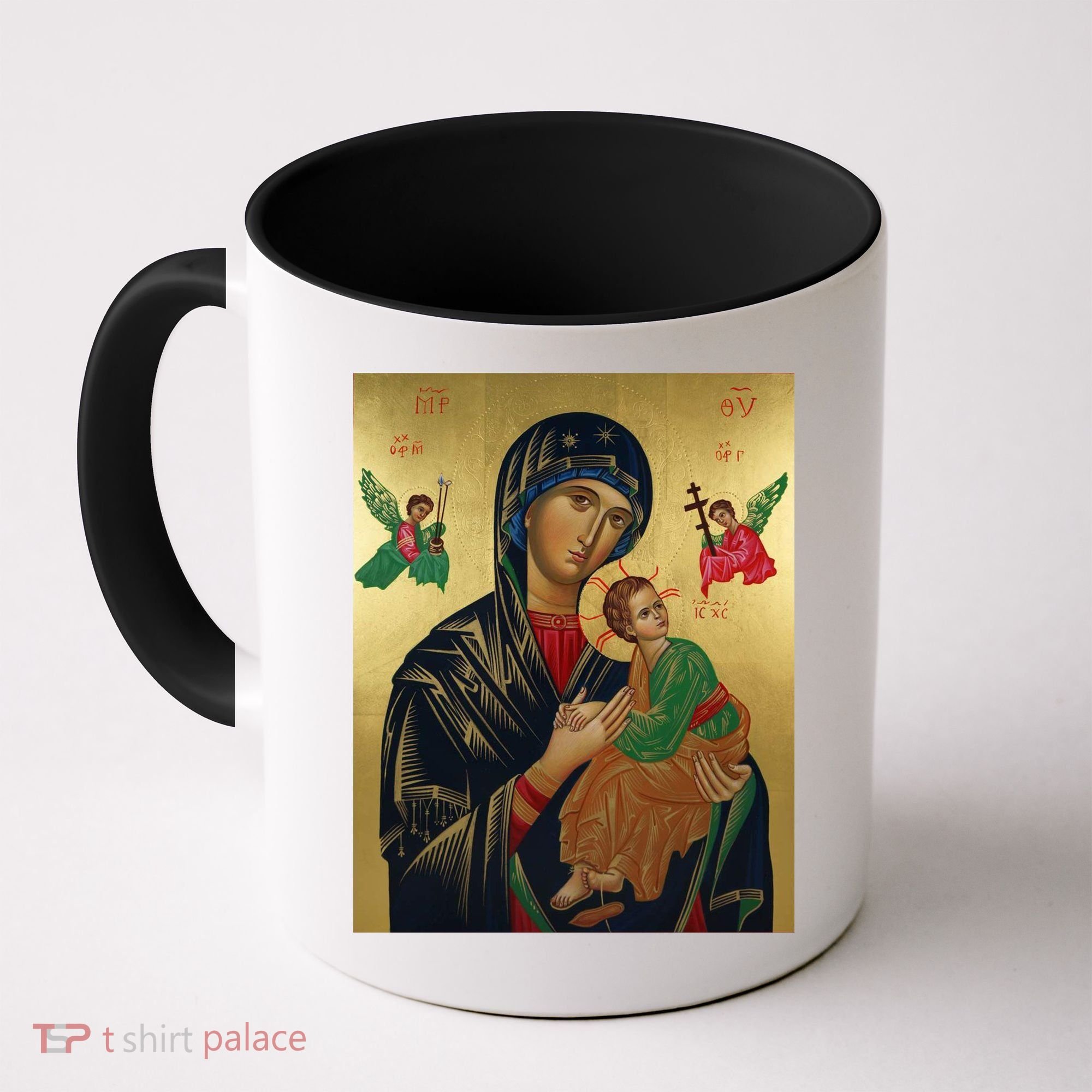 Mother Mary And Jesus Coffee Mug
