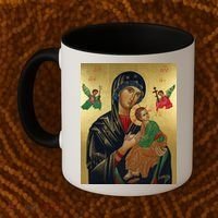 Mother Mary And Jesus Coffee Mug thumb 2