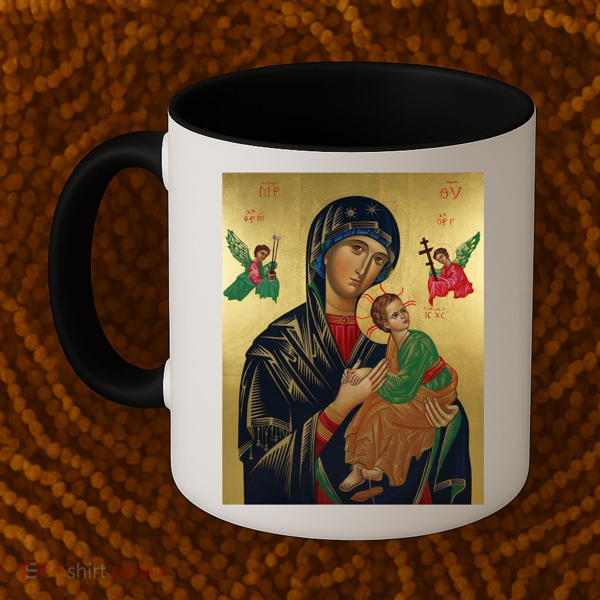 Mother Mary And Jesus Coffee Mug