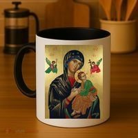 Mother Mary And Jesus Coffee Mug thumb 4