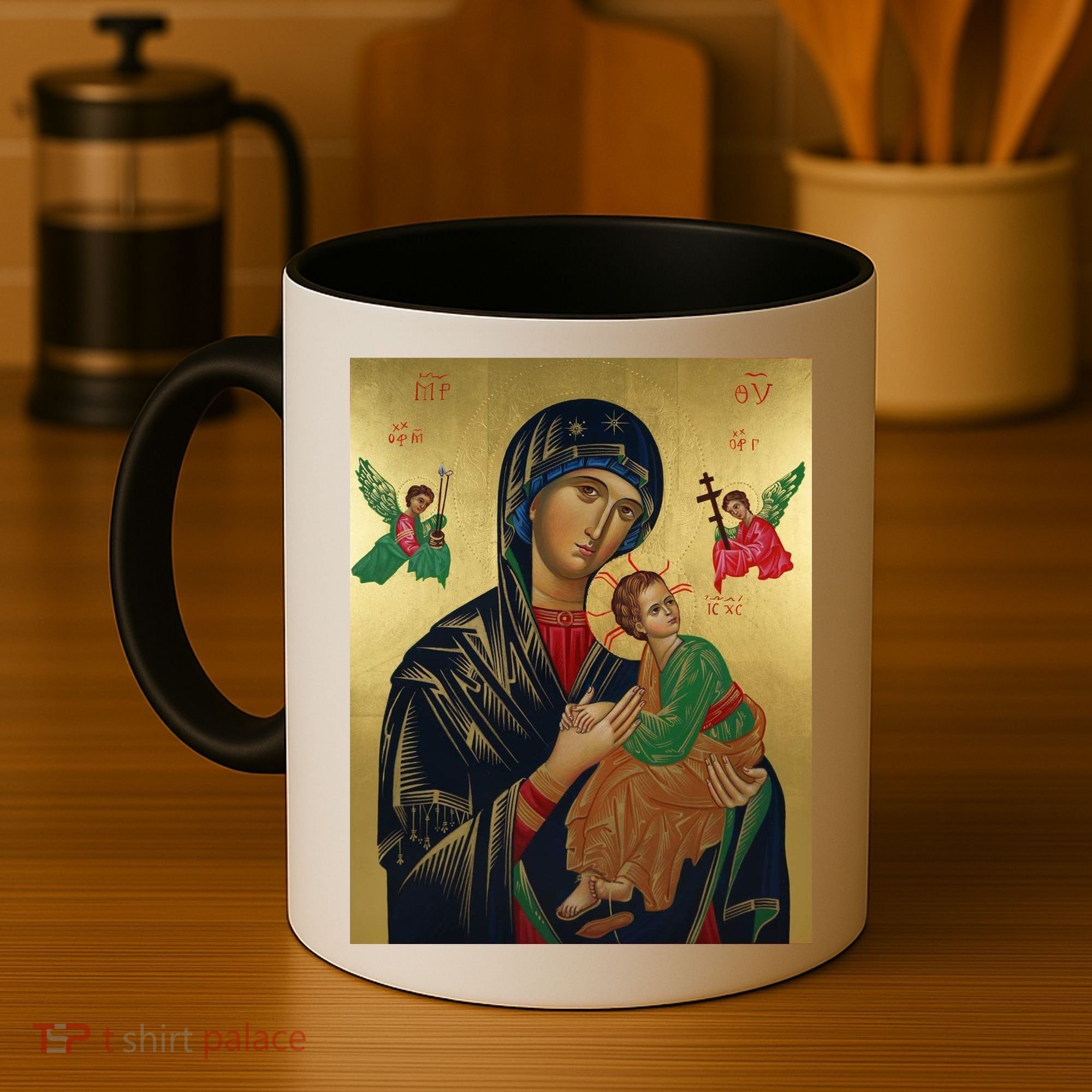 Mother Mary And Jesus Coffee Mug