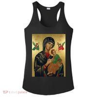 Mother Mary And Jesus Ladies PosiCharge Competitor Racerback Tank thumb 0