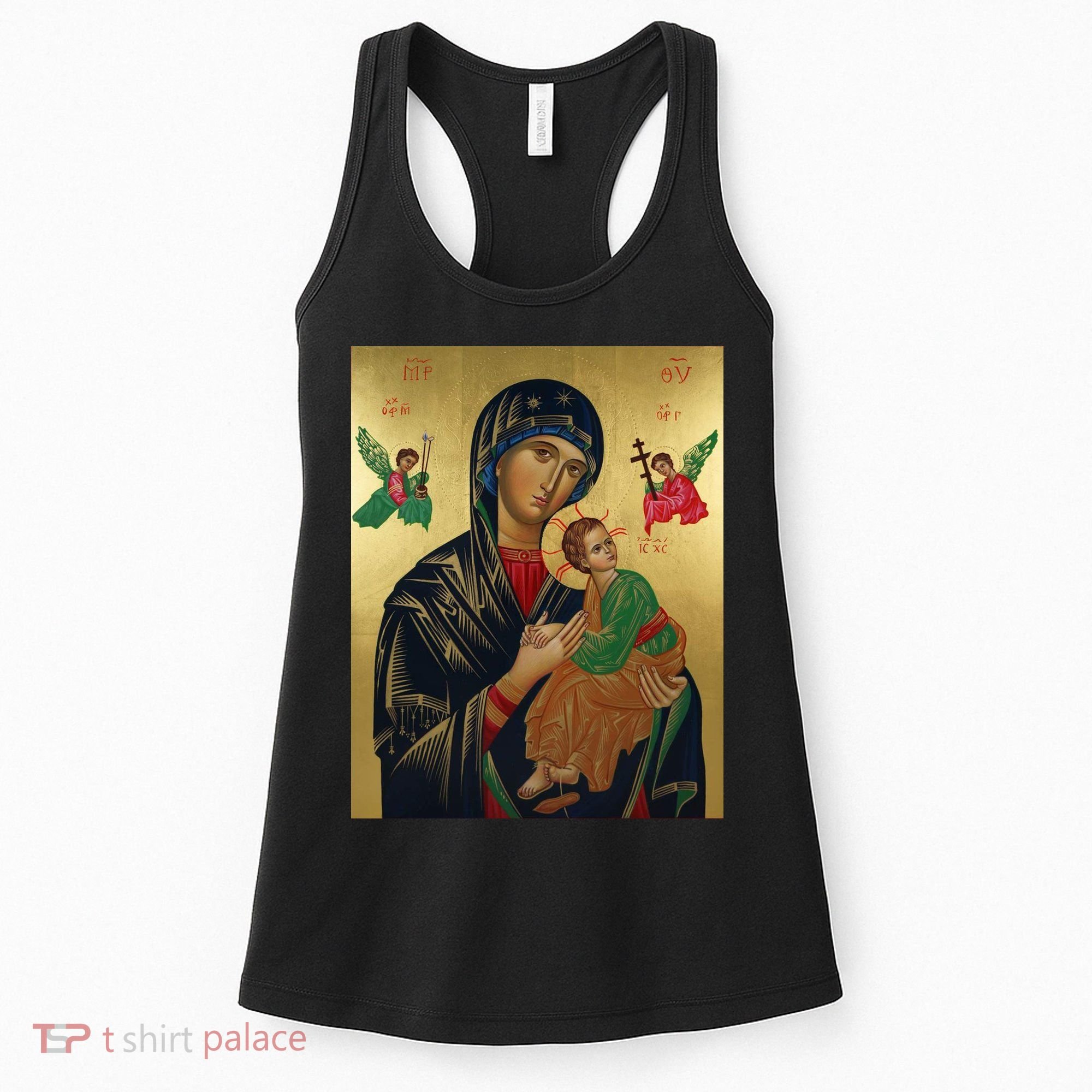 Mother Mary And Jesus Women's Tank Top