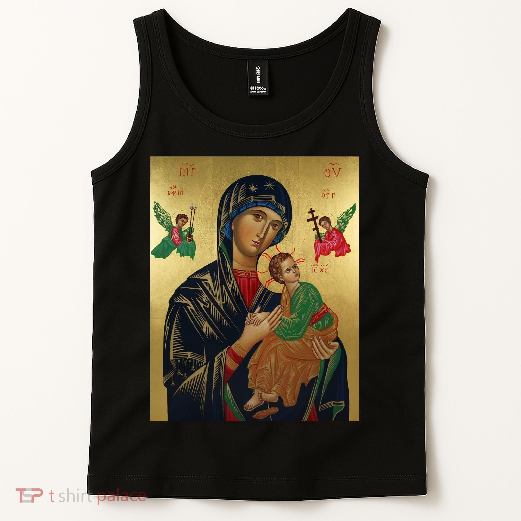 Mother Mary And Jesus Tank Top