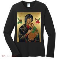 Mother Mary And Jesus Women's Long Sleeve Shirt thumb 0