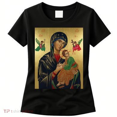 Mother Mary And Jesus Women's T-Shirt