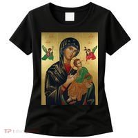 Mother Mary And Jesus Women's T-Shirt thumb 0