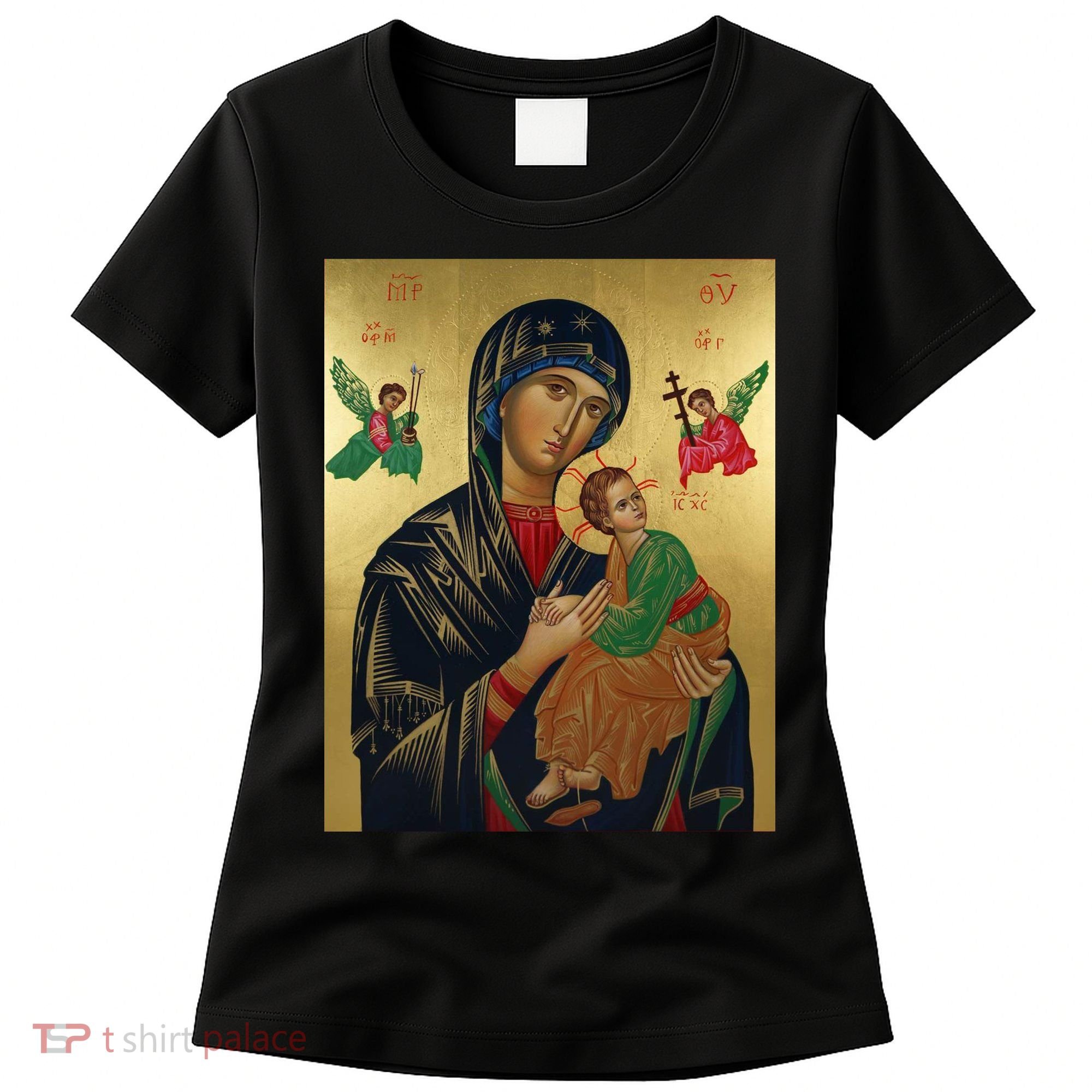 Mother Mary And Jesus Women's T-Shirt