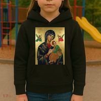 Mother Mary And Jesus Kids Hoodie thumb 3