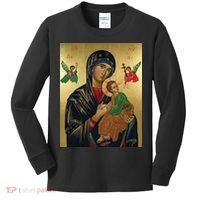 Mother Mary And Jesus Kids Long Sleeve Shirt thumb 0