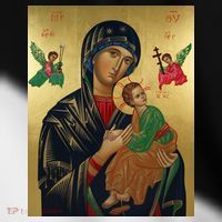 Mother Mary And Jesus Toddler Fine Jersey T-Shirt thumb 2