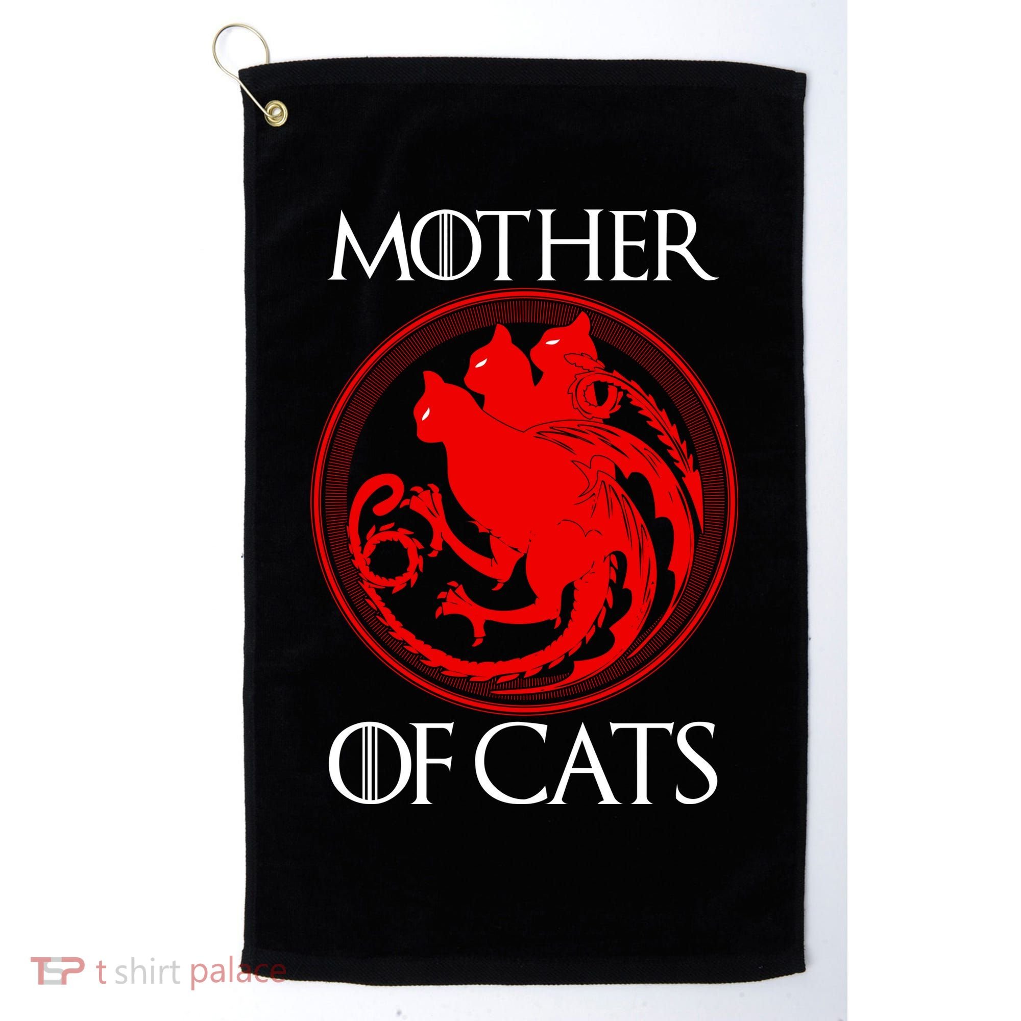 Mother Of Cats Golf Towel