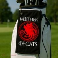 Mother Of Cats Golf Towel thumb 2
