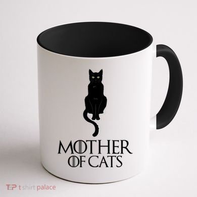Mother of Cats Funny Cat Lover Coffee Mug back