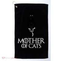 Mother of Cats Funny Cat Lover Golf Towel thumb 0