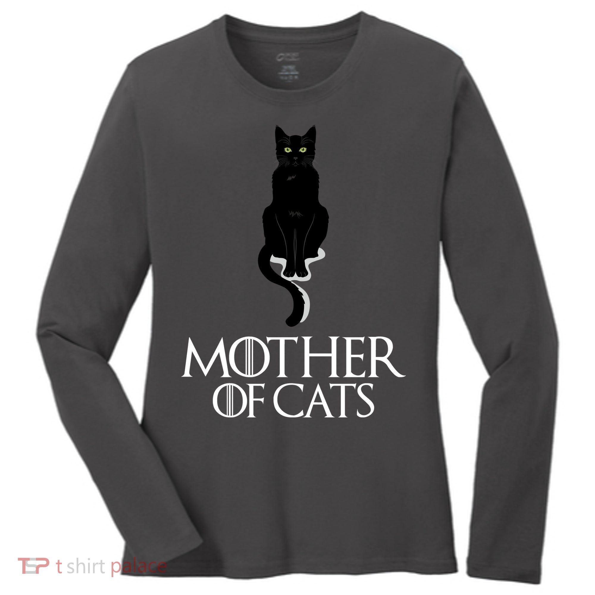 Mother of Cats Funny Cat Lover Women's Long Sleeve Shirt