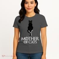 Mother of Cats Funny Cat Lover Women's T-Shirt thumb 4