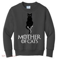 Mother of Cats Funny Cat Lover Kids Sweatshirt thumb 0