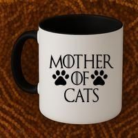 Mother Of Cats Meme Coffee Mug thumb 2