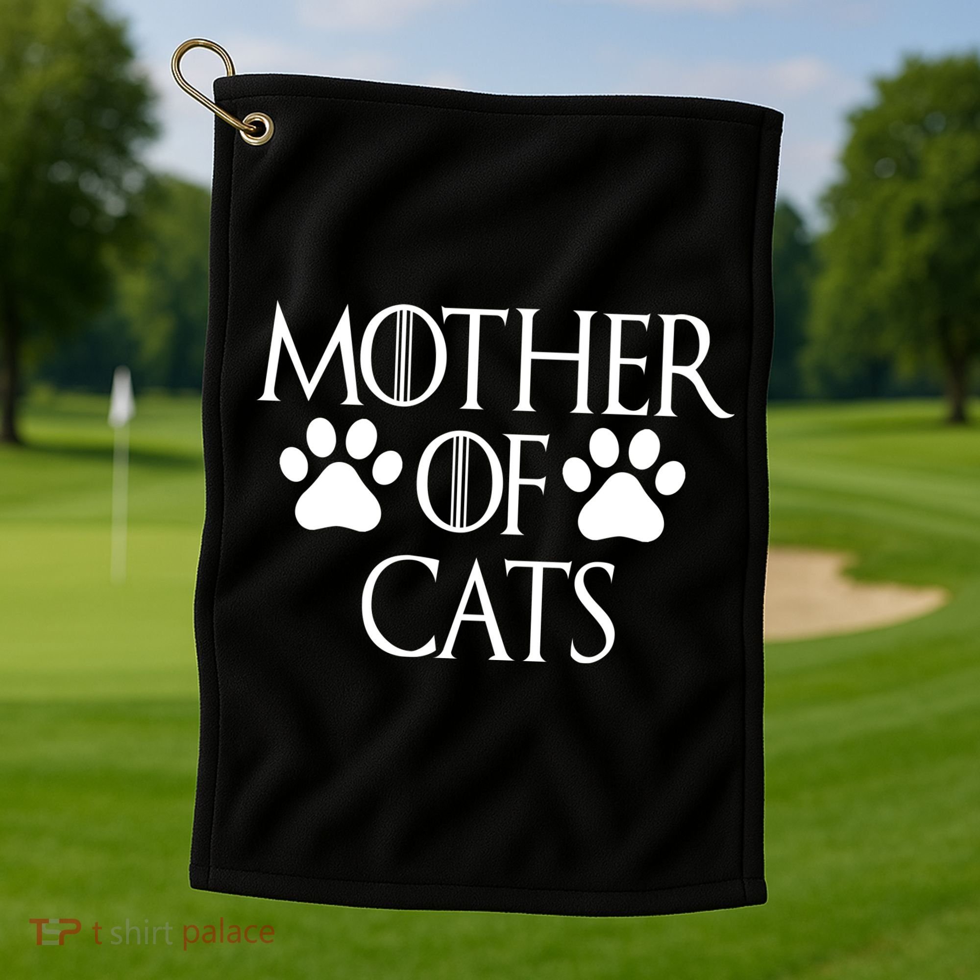 Mother Of Cats Meme Golf Towel