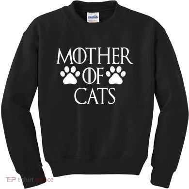 Mother Of Cats Meme Kids Sweatshirt