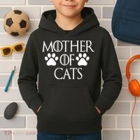 Mother Of Cats Meme Kids Hoodie thumb 2