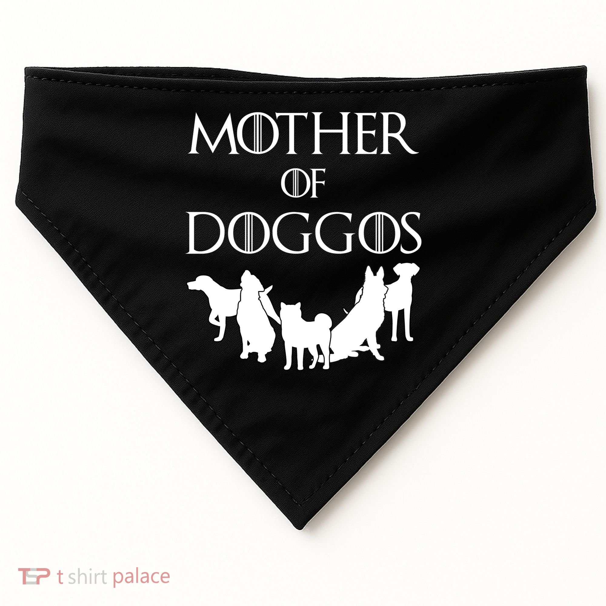 Mother Of Doggos Dog Mom USA-Made Doggie Bandana