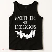 Mother Of Doggos Dog Mom Tank Top thumb 2