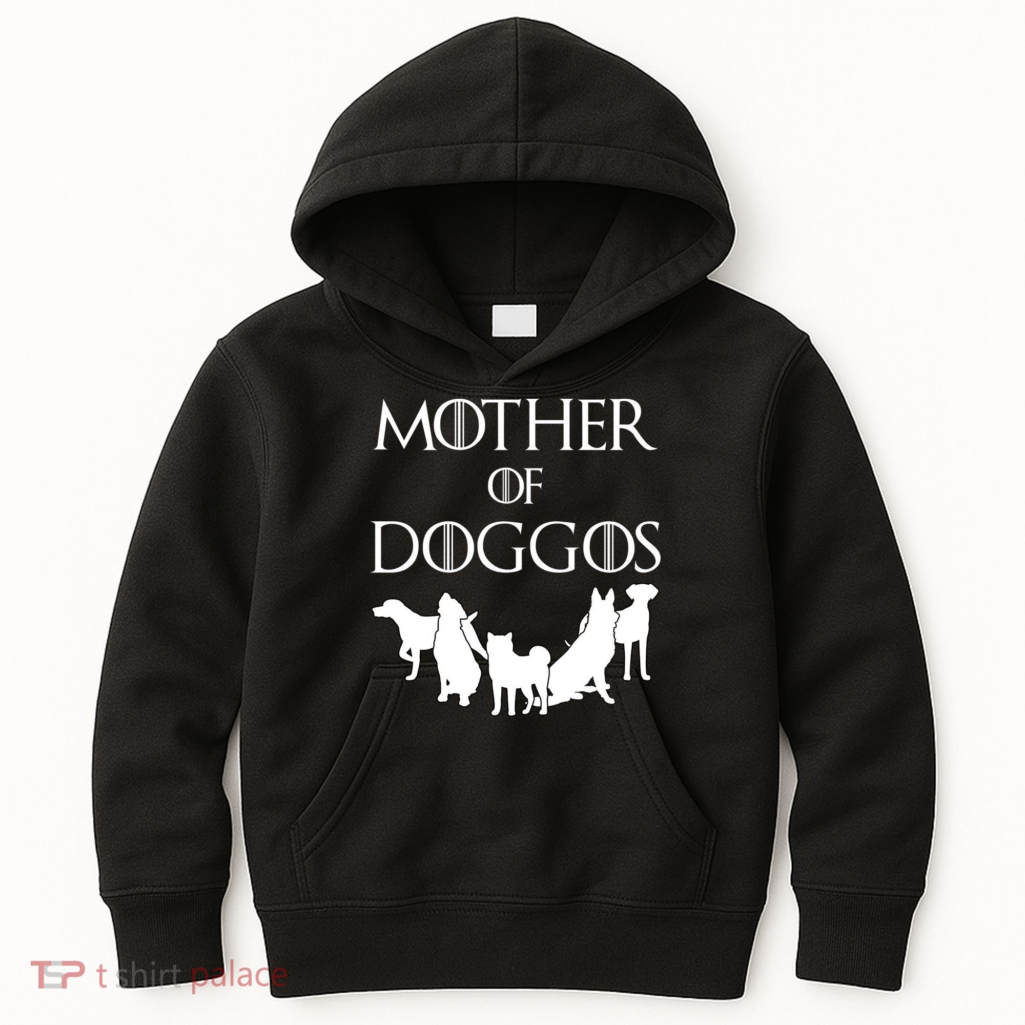 Mother Of Doggos Dog Mom Kids Hoodie