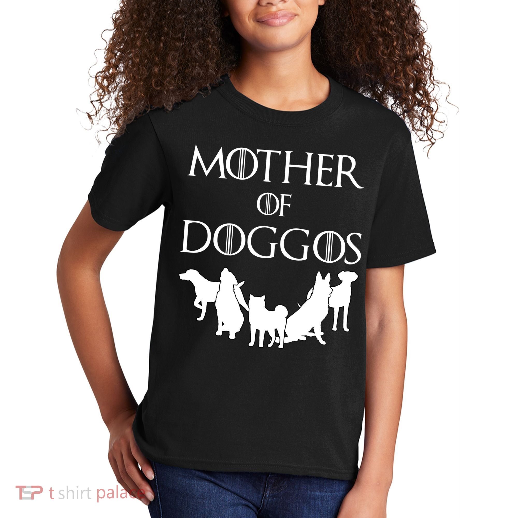 Mother Of Doggos Dog Mom Kids T-Shirt