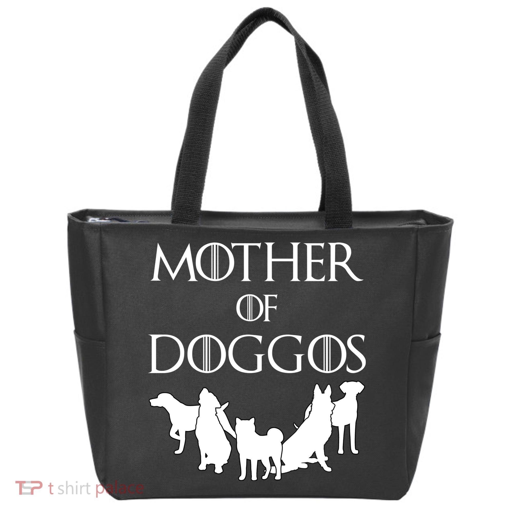Mother Of Doggos Dog Mom Tote Bag