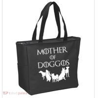 Mother Of Doggos Dog Mom Tote Bag thumb 2