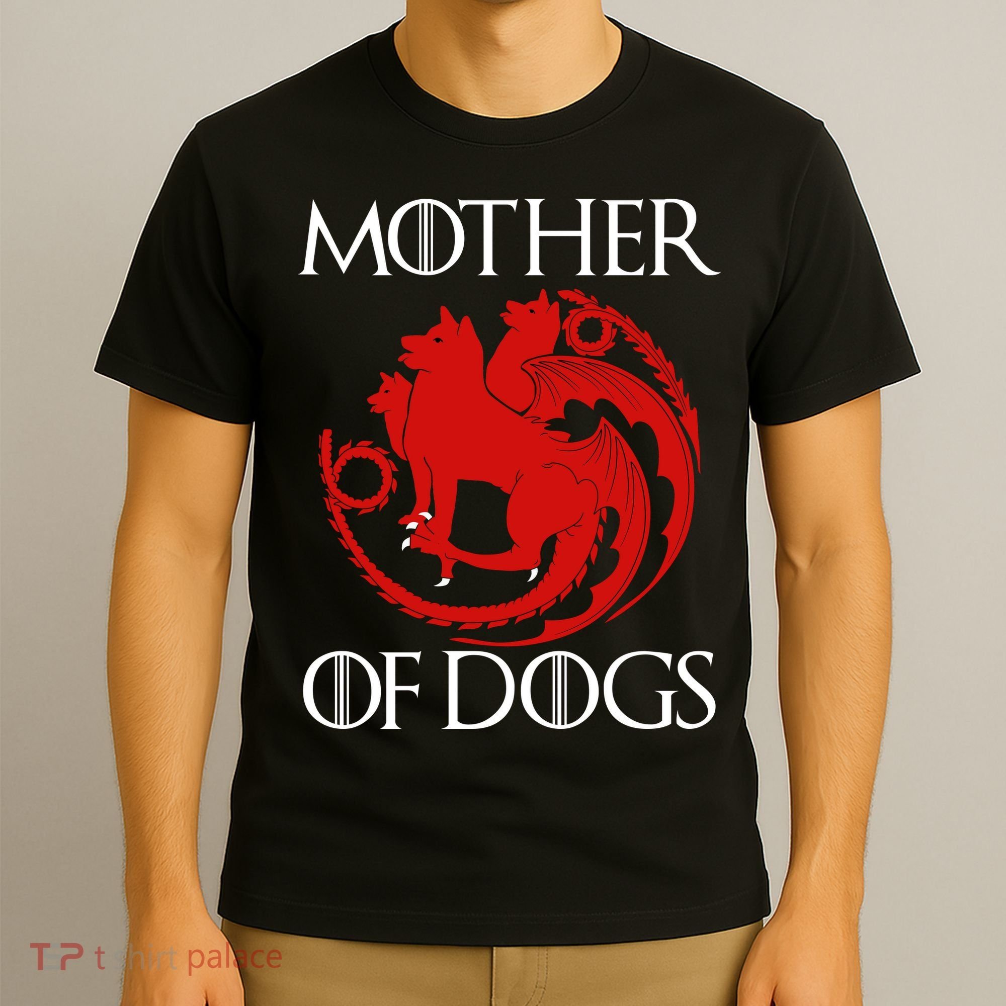 Mother Of Dogs Emblem T-Shirt